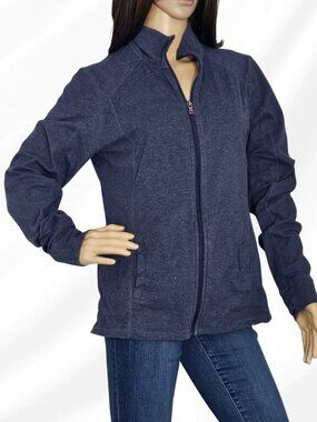 2/$30 Tek Gear Womens Navy Lightweight Jacket Size L Essential Gear